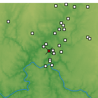 Nearby Forecast Locations - Springdale - карта
