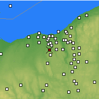 Nearby Forecast Locations - Стронгсвилл - карта