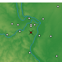 Nearby Forecast Locations - Ladue - карта