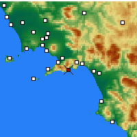 Nearby Forecast Locations - Амальфи - карта