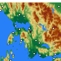 Nearby Forecast Locations - Амфилохия - карта