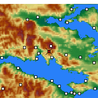 Nearby Forecast Locations - Арахова - карта