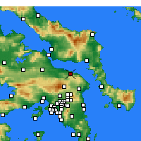 Nearby Forecast Locations - Kalamos - карта