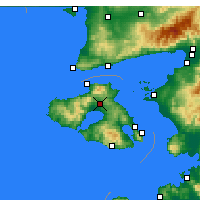 Nearby Forecast Locations - Калони - карта