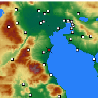 Nearby Forecast Locations - Korinos - карта