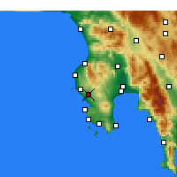 Nearby Forecast Locations - Несторос - карта