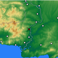 Nearby Forecast Locations - Суфлион - карта