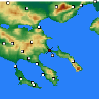 Nearby Forecast Locations - Stagira-Akanthos - карта