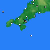 Nearby Forecast Locations - Penryn - карта