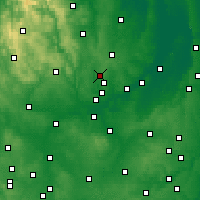 Nearby Forecast Locations - Эшфилд - карта