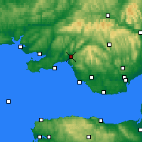 Nearby Forecast Locations - Нит-Порт-Толбот - карта