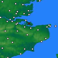 Nearby Forecast Locations - Wokingham - карта