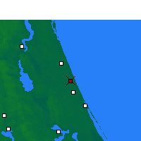 Nearby Forecast Locations - Ormond Beach - карта