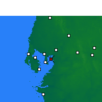 Nearby Forecast Locations - Davis Islands - карта