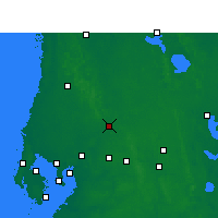 Nearby Forecast Locations - Zephyrhills - карта