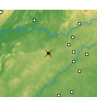 Nearby Forecast Locations - Полдинг - карта