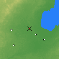 Nearby Forecast Locations - Мидленд - карта
