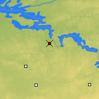 Nearby Forecast Locations - Crane Lake - карта