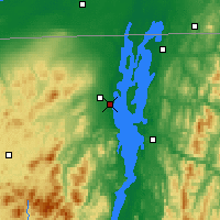 Nearby Forecast Locations - Plattsburgh - карта