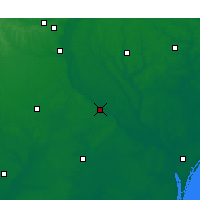 Nearby Forecast Locations - Elizabethtown - карта
