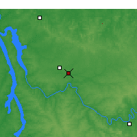 Nearby Forecast Locations - Кларксвилл - карта