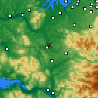 Nearby Forecast Locations - Chehalis - карта