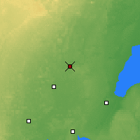 Nearby Forecast Locations - Shawano - карта