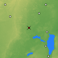 Nearby Forecast Locations - Waupaca - карта