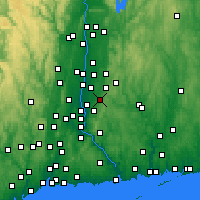 Nearby Forecast Locations - Манчестер - карта