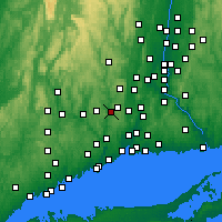 Nearby Forecast Locations - Naugatuck - карта