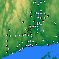 Nearby Forecast Locations - Сатингтон - карта