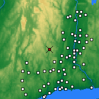 Nearby Forecast Locations - Torrington - карта