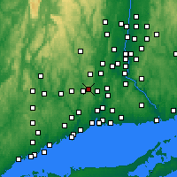 Nearby Forecast Locations - Уотербери - карта