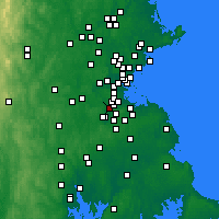 Nearby Forecast Locations - Dedham - карта