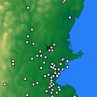 Nearby Forecast Locations - Метьюэн - карта