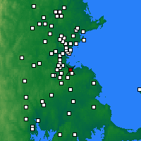 Nearby Forecast Locations - Куинси - карта