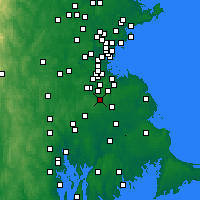 Nearby Forecast Locations - Stoughton - карта