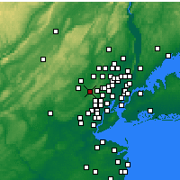 Nearby Forecast Locations - Ливингстон - карта