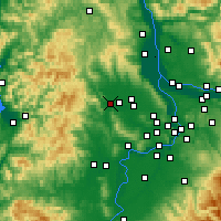 Nearby Forecast Locations - Форест-Гров - карта