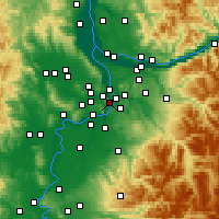 Nearby Forecast Locations - West Linn - карта