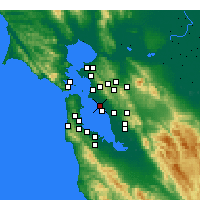 Nearby Forecast Locations - Аламида - карта
