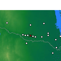 Nearby Forecast Locations - Alamo - карта