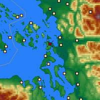Nearby Forecast Locations - Anacortes - карта