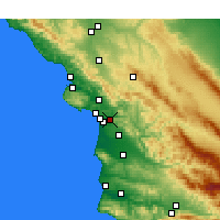 Nearby Forecast Locations - Arroyo Grande - карта