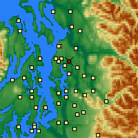 Nearby Forecast Locations - Ботелл - карта