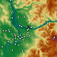 Nearby Forecast Locations - Camas - карта