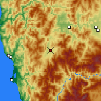 Nearby Forecast Locations - Cave Junction - карта