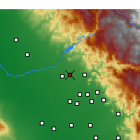 Nearby Forecast Locations - Clovis - карта