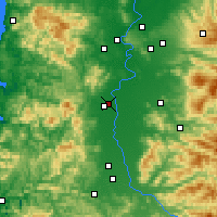Nearby Forecast Locations - Корваллис - карта