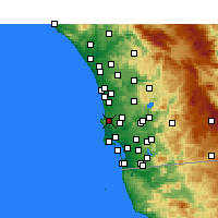 Nearby Forecast Locations - Ла-Холья - карта